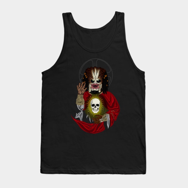 predator jesus Tank Top by wet_chicken_lip